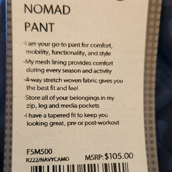 NWT Solfire Nylon Nomad Pant Men's Small - Picture 11 of 14